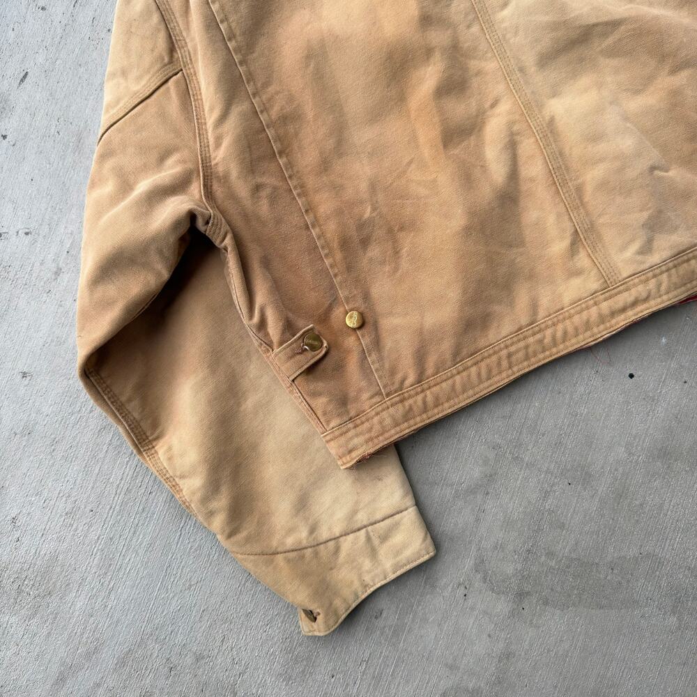 Carhartt cropped detroit style brown work wear jacket - Picture 8 of 9